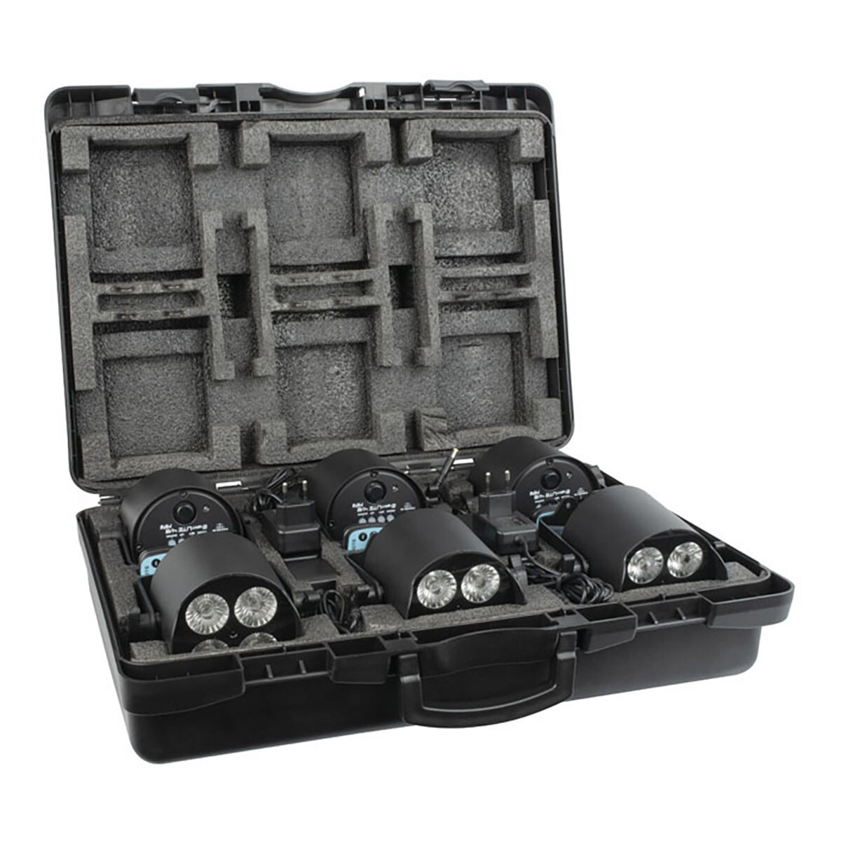 Showtec EventLITE 4/8 Mini Set Koffer incl. 6 x EventLITE Showtec EventLITE 4/8 Mini Set Koffer incl. 6 x EventLITE