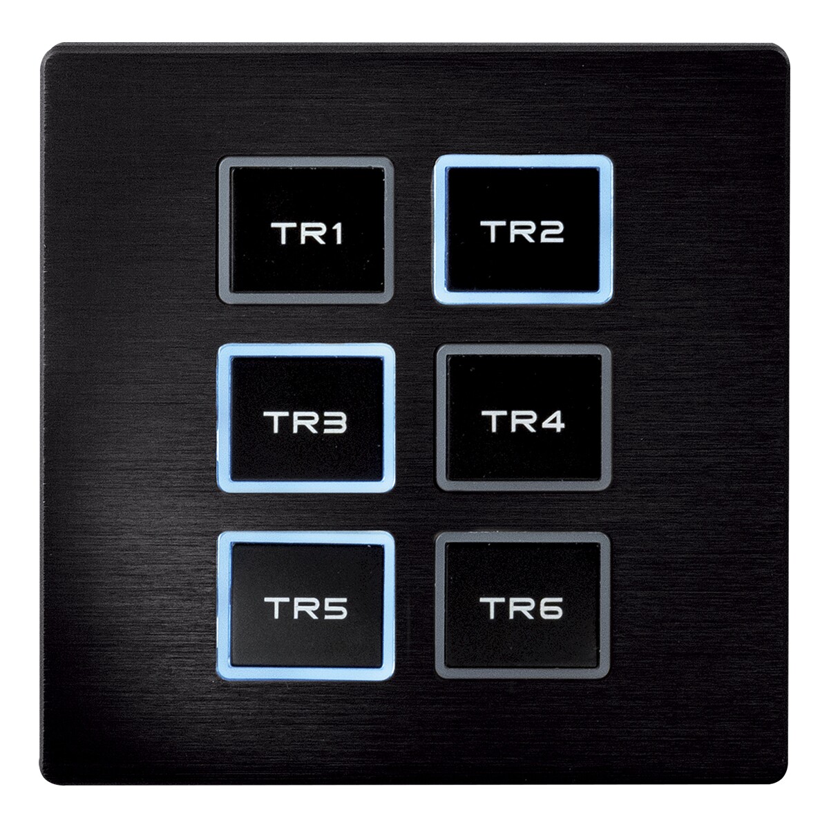 Showtec Wall Panel Remote for TR-512 Install/Pocket Zwart frontpaneel Showtec Wall Panel Remote for TR-512 Install/Pocket Zwart frontpaneel