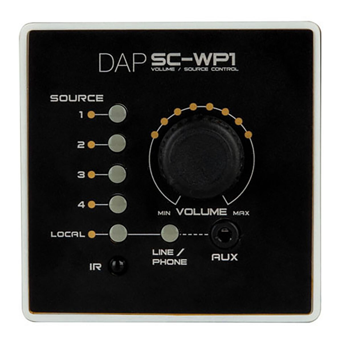 DAP SC-WP1 Wandpaneelafstandsbediening voor SC-5.2 Source Control - Wit DAP SC-WP1 Wandpaneelafstandsbediening voor SC-5.2 Source Control - Wit