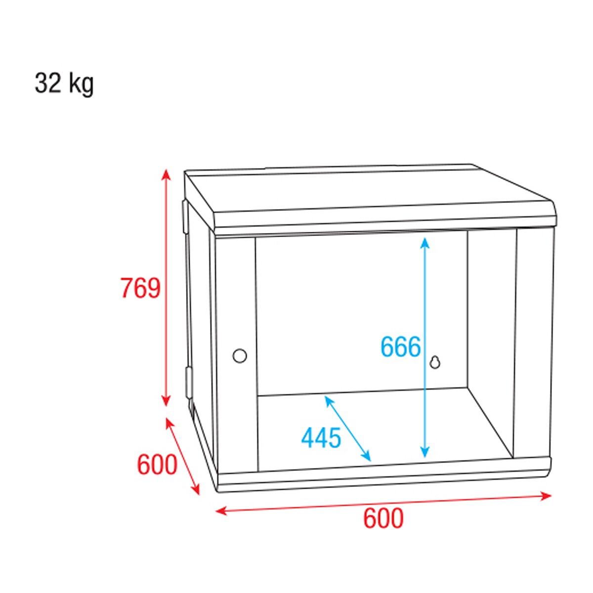 Showgear RCA-WMF-15 15U 19" rack case Showgear RCA-WMF-15 15U 19" rack case