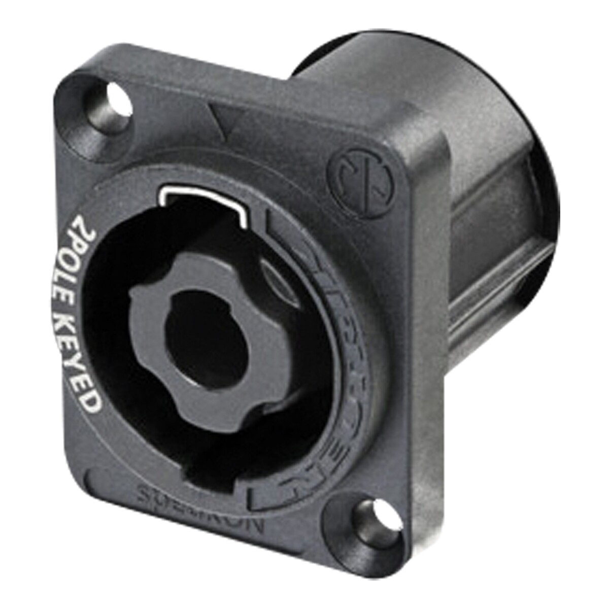 Neutrik® NL2MPXX 2-pin Speaker Chassis Male connector - D-formaat Neutrik® NL2MPXX 2-pin Speaker Chassis Male connector - D-formaat