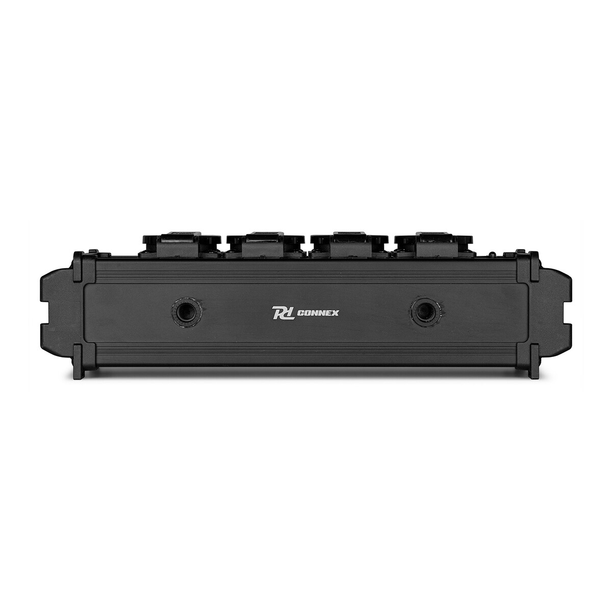 PD Connex PSB40 4-voudige Schuko stroomverdeler met powerCON IN en OUT doorlus - zwart PD Connex PSB40 4-voudige Schuko stroomverdeler met powerCON IN en OUT doorlus - zwart