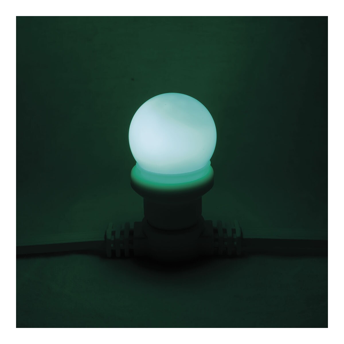 Showgear G45 LED lamp E27 - groen Showgear G45 LED lamp E27 - groen