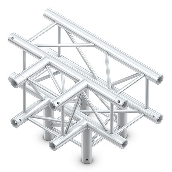 Milos QLB40 truss vierkant 4-weg t-stuk Milos QLB40 truss vierkant 4-weg t-stuk