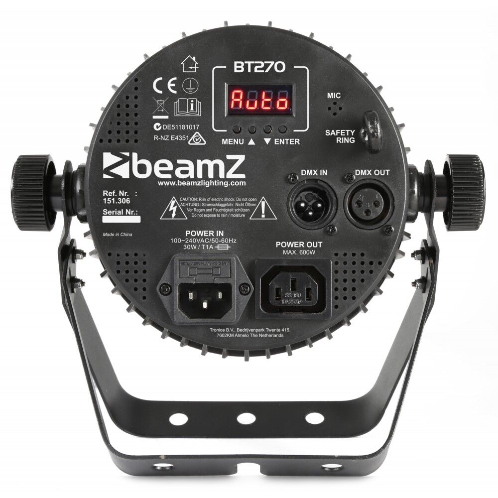 BeamZ Professional BT270 LED Par RGBW BeamZ Professional BT270 LED Par RGBW