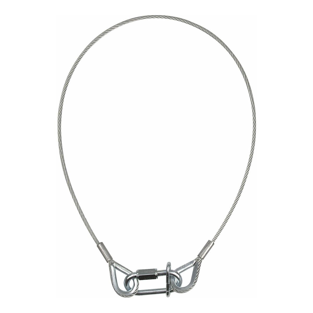 Showgear Veiligheidskabel Ø 3mm 60cm Showgear Veiligheidskabel Ø 3mm 60cm