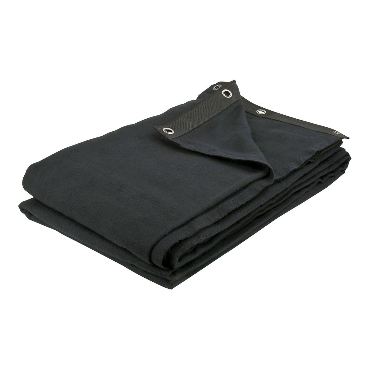 Showgear Dekomolton Backdrop 160 gram/m² 3m (b) x 3m (h) zwart Showgear Dekomolton Backdrop 160 gram/m² 3m (b) x 3m (h) zwart
