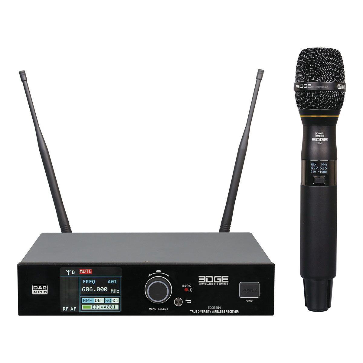 DAP EDGE EHS-1 Draadloos handheld microfoon systeem DAP EDGE EHS-1 Draadloos handheld microfoon systeem
