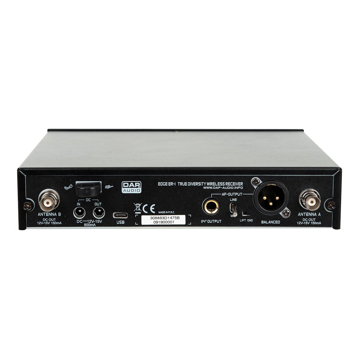 DAP EDGE EHS-1 Draadloos handheld microfoon systeem DAP EDGE EHS-1 Draadloos handheld microfoon systeem