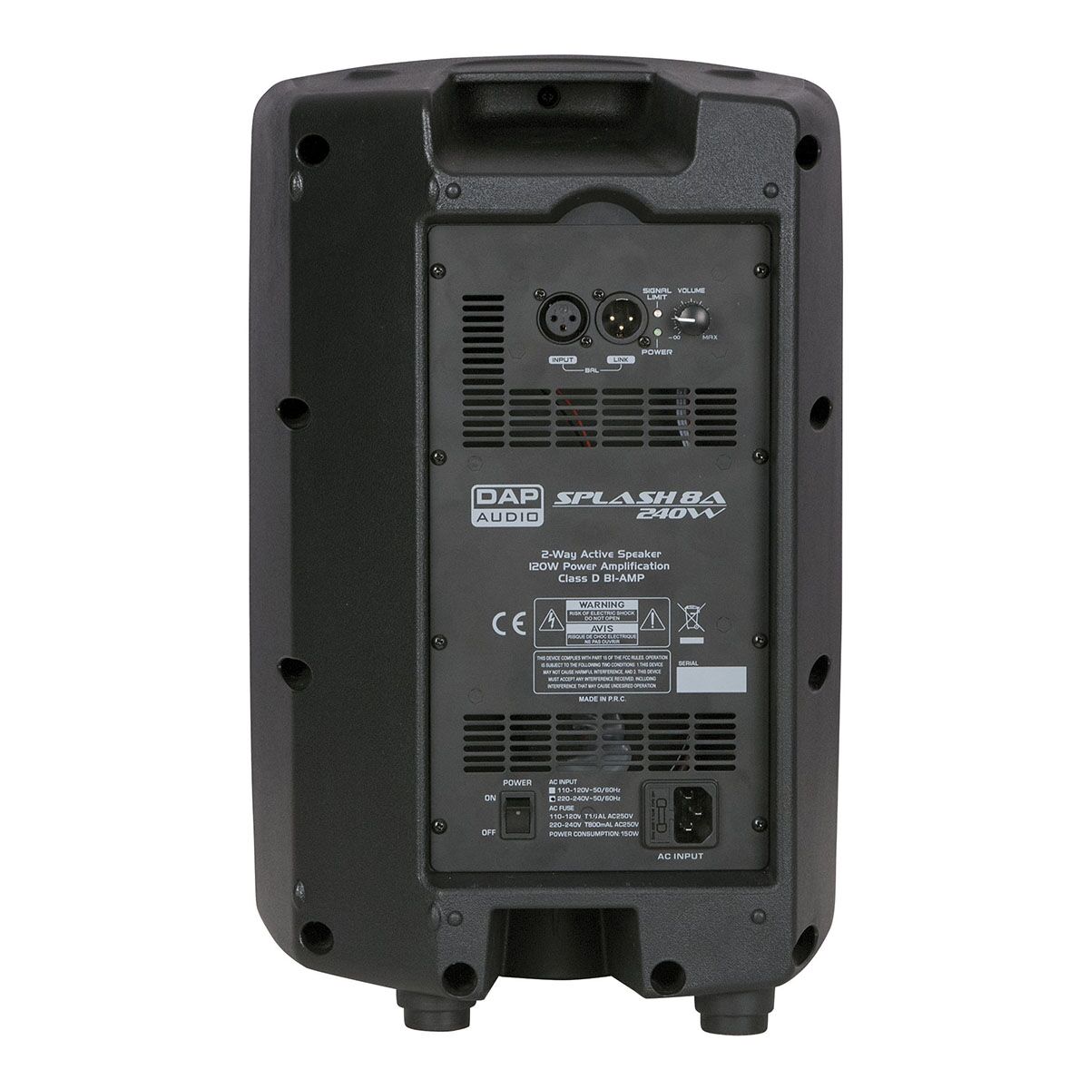 DAP Splash 8A Actieve 2-weg speaker - 8 inch 120W DAP Splash 8A Actieve 2-weg speaker - 8 inch 120W
