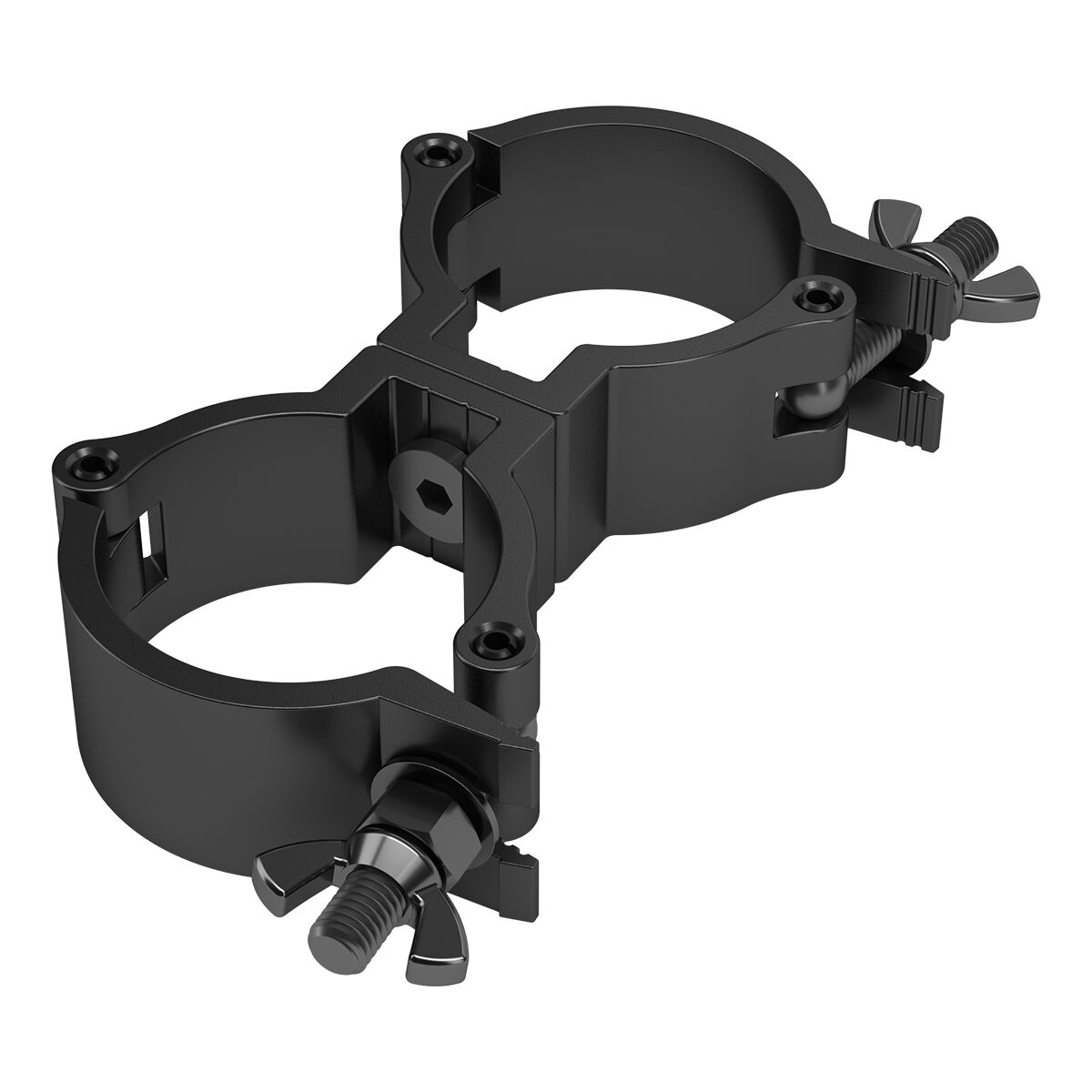 FORTEX Slimline Swivel Coupler truss klem WLL 100kg buis Ø48-51mm zwart FORTEX Slimline Swivel Coupler truss klem WLL 100kg buis Ø48-51mm zwart