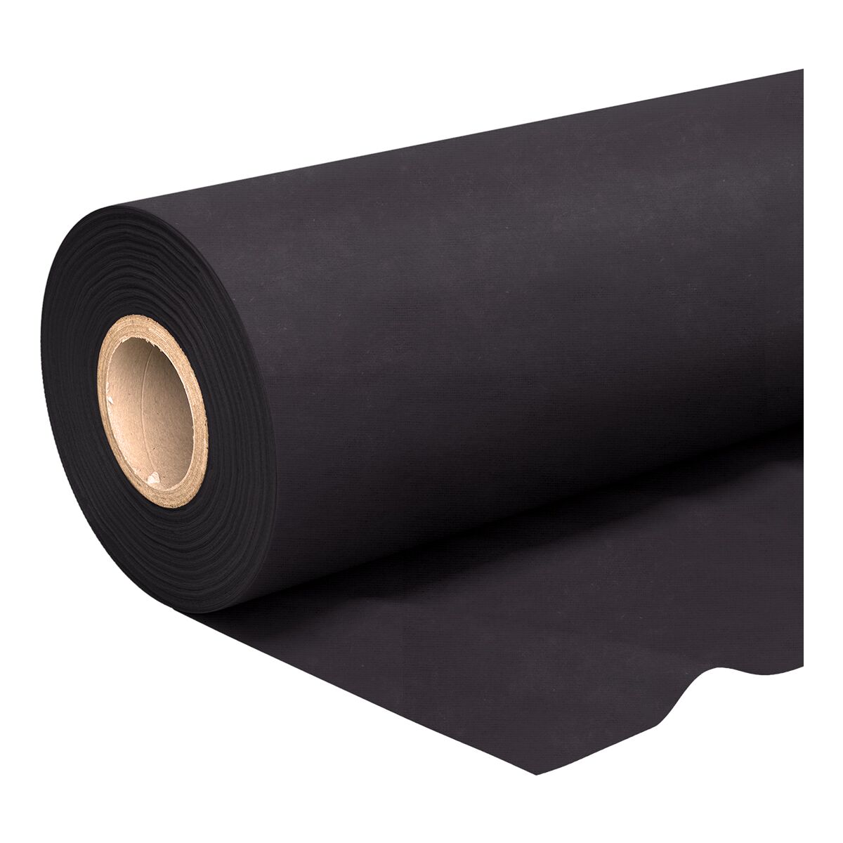 FORTEX Deco-Flanel op rol 130cm zwart - coupon 50m FORTEX Deco-Flanel op rol 130cm zwart - coupon 50m