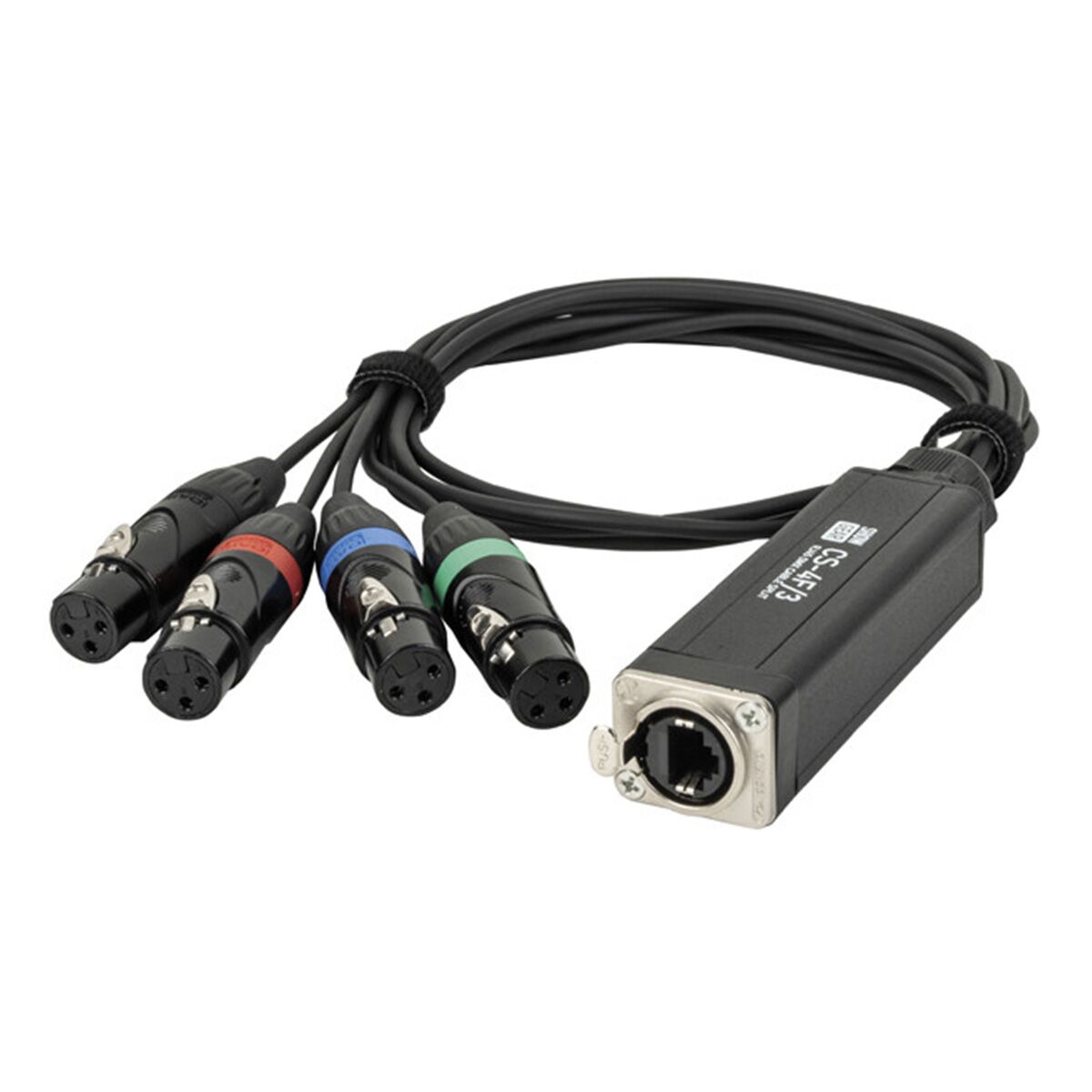 Showgear CS-4F/3 – 4-kanaals 3-pin DMX kabelsplitter via netwerkkabel Showgear CS-4F/3 – 4-kanaals 3-pin DMX kabelsplitter via netwerkkabel