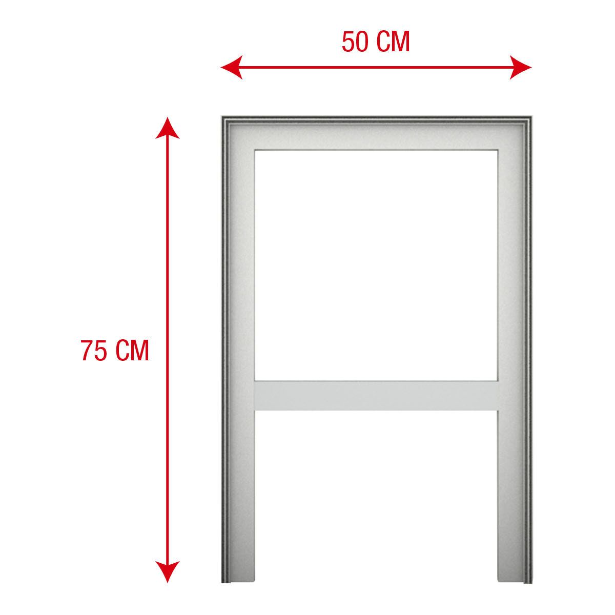 WENTEX® SET Frame - A Module 75x50cm (HxB) WENTEX® SET Frame - A Module 75x50cm (HxB)