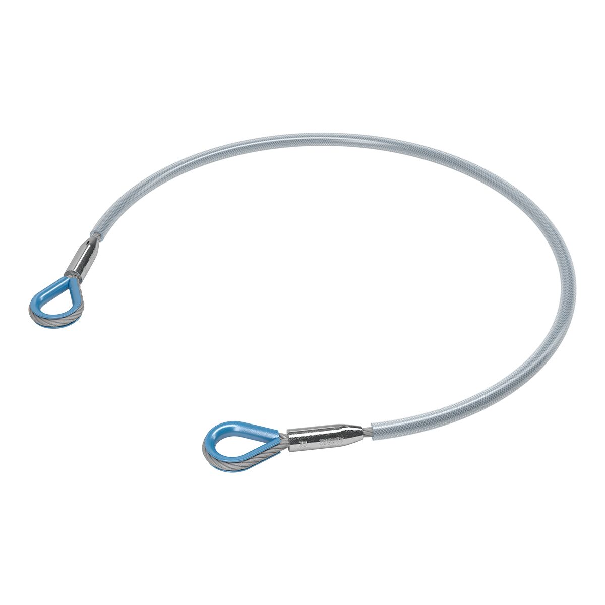 FORTEX PVC Steel 1,5 meter - Ø10mm 1T staalkabel 6x 36 + stk certificaat FORTEX PVC Steel 1,5 meter - Ø10mm 1T staalkabel 6x 36 + stk certificaat