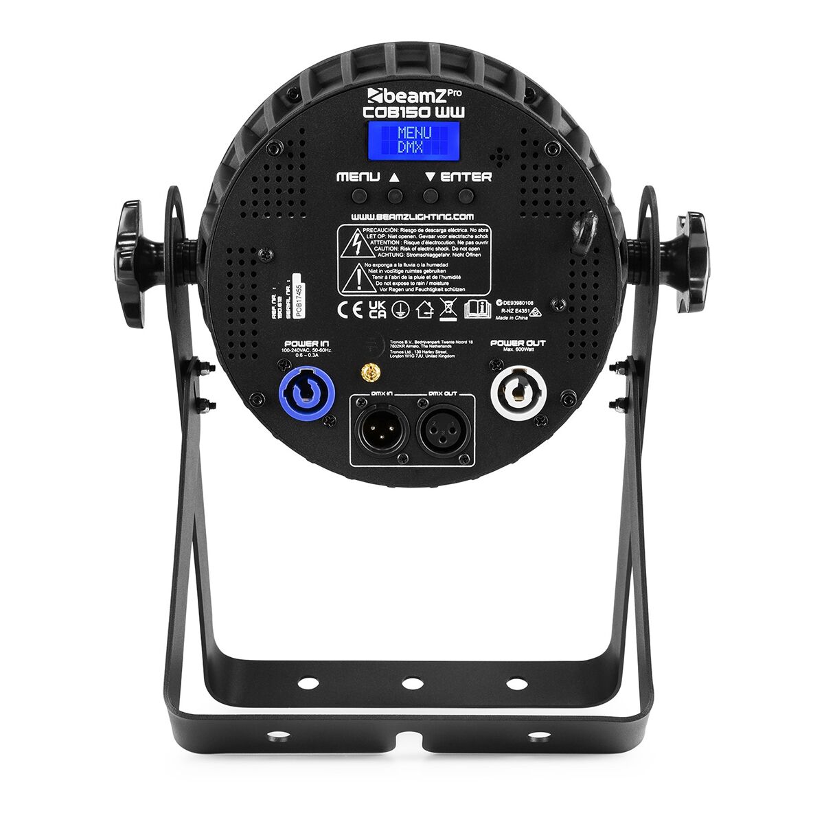 BeamZ Professional COB150WW Pro PAR 150W StudioCOB LED - Warm wit BeamZ Professional COB150WW Pro PAR 150W StudioCOB LED - Warm wit