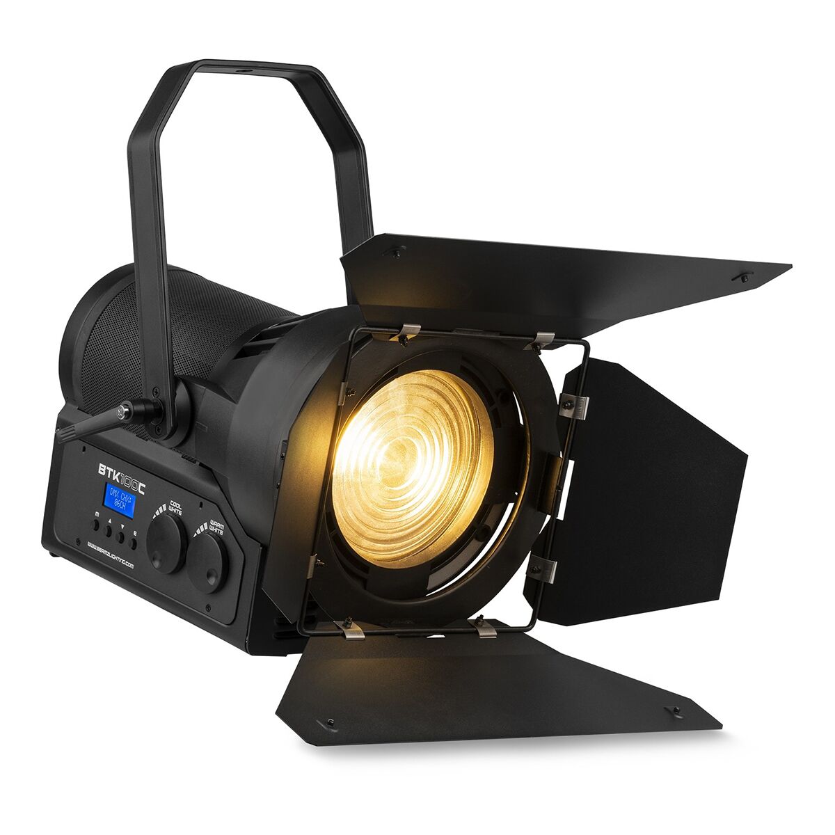 BeamZ Professional BTK100C LED Fresnel Spot handmatige zoom - CW/WW - 100W BeamZ Professional BTK100C LED Fresnel Spot handmatige zoom - CW/WW - 100W