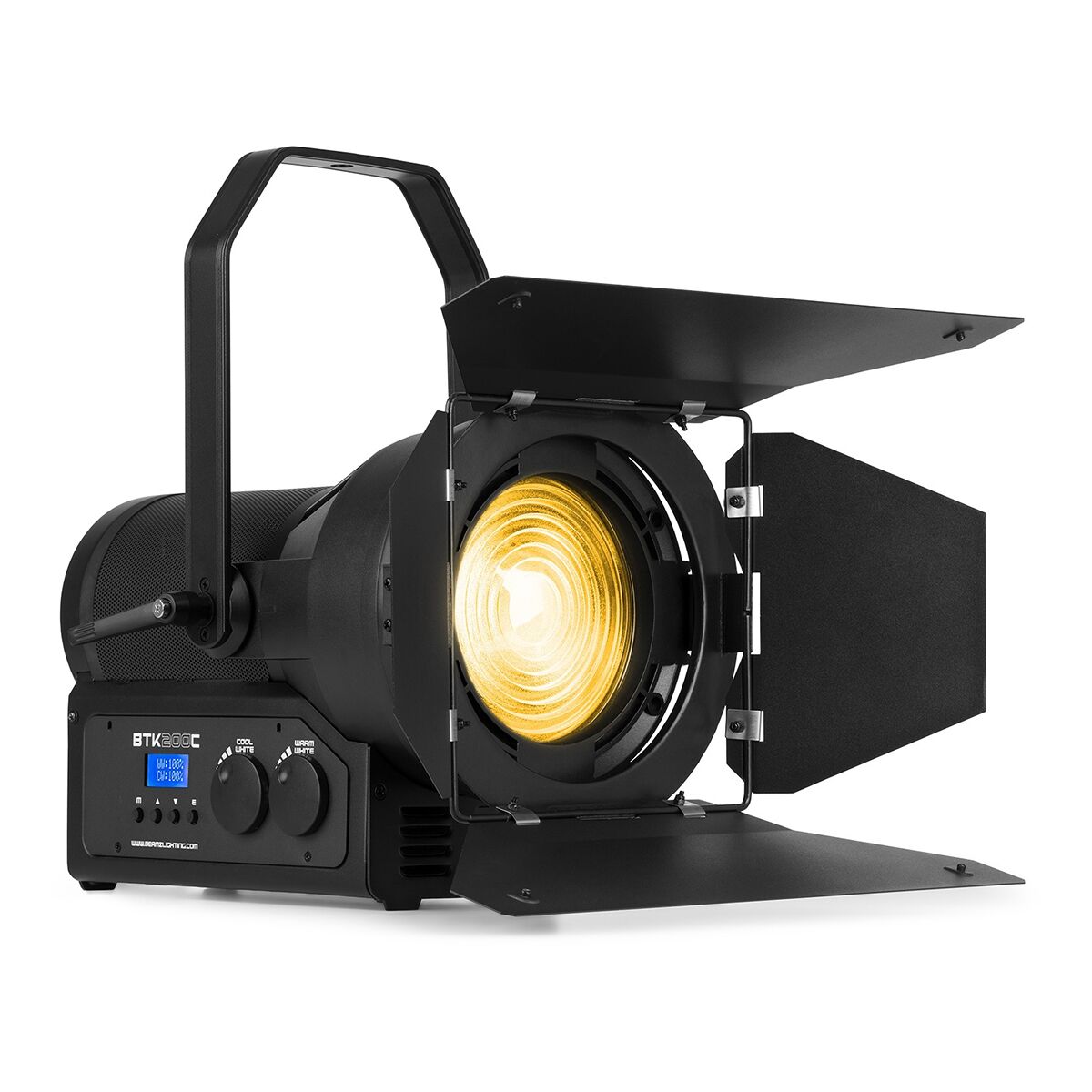 BeamZ Professional BTK200C LED Fresnel Spot handmatige zoom - CW/WW - 200W BeamZ Professional BTK200C LED Fresnel Spot handmatige zoom - CW/WW - 200W