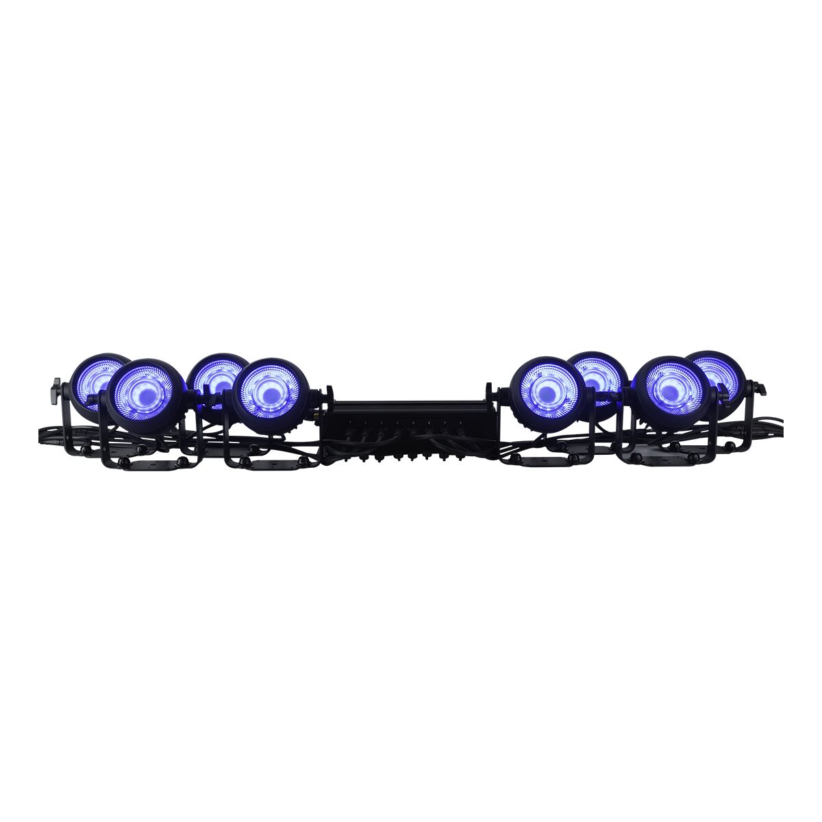 Showtec Titan Strobe FLEX FX Set met 8x 100 W LED strobes + controller Showtec Titan Strobe FLEX FX Set met 8x 100 W LED strobes + controller