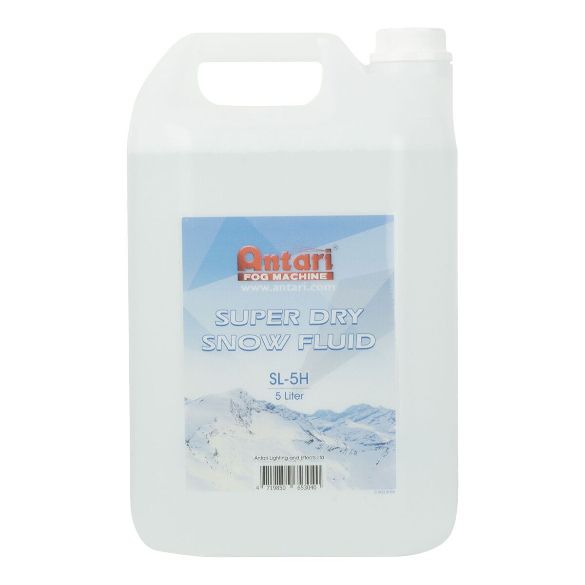 Antari SL-5H - Super Dry Snow Liquid 5 liter - klaar voor gebruik Antari SL-5H - Super Dry Snow Liquid 5 liter - klaar voor gebruik