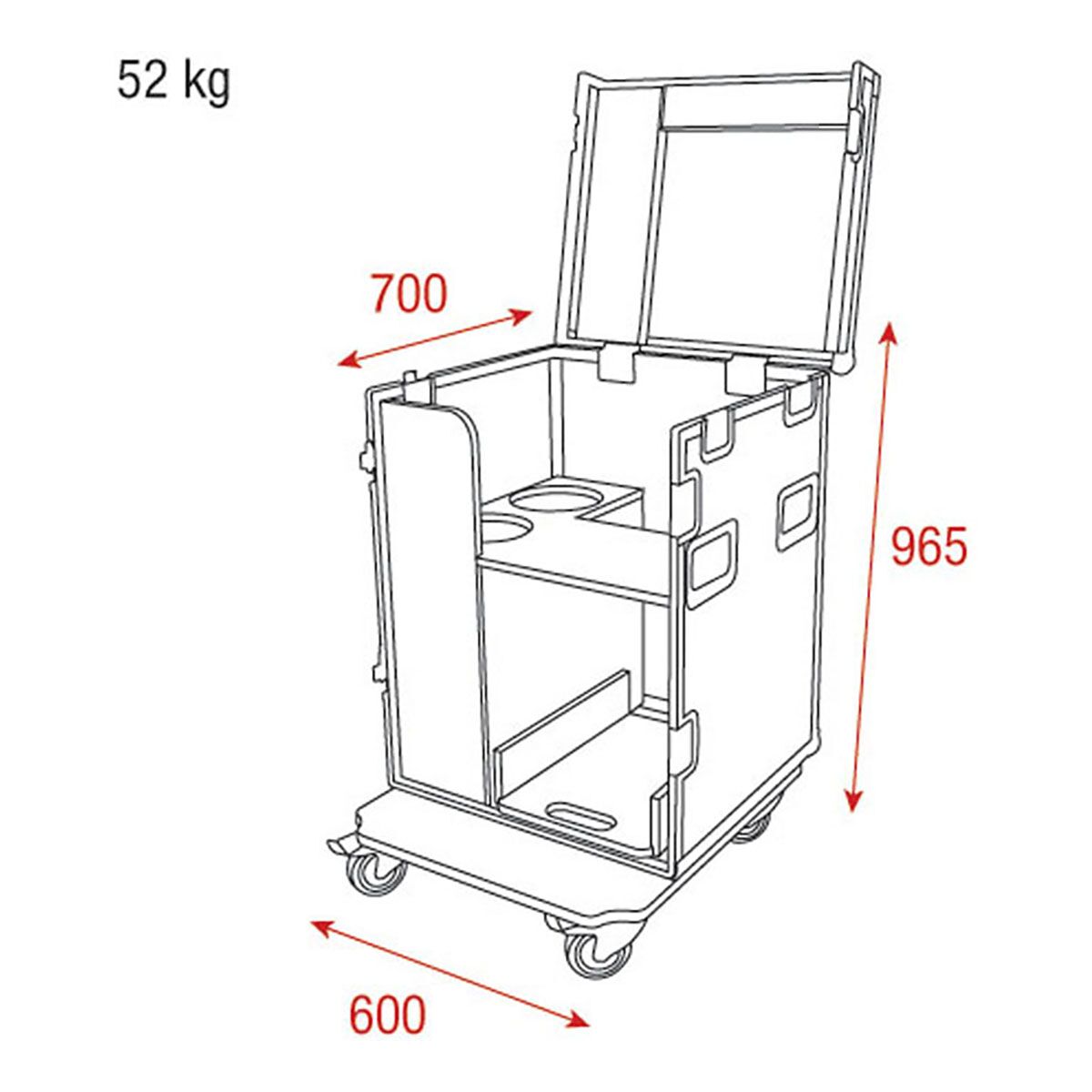 Showtec Case for Mistique Premium Line Showtec Case for Mistique Premium Line