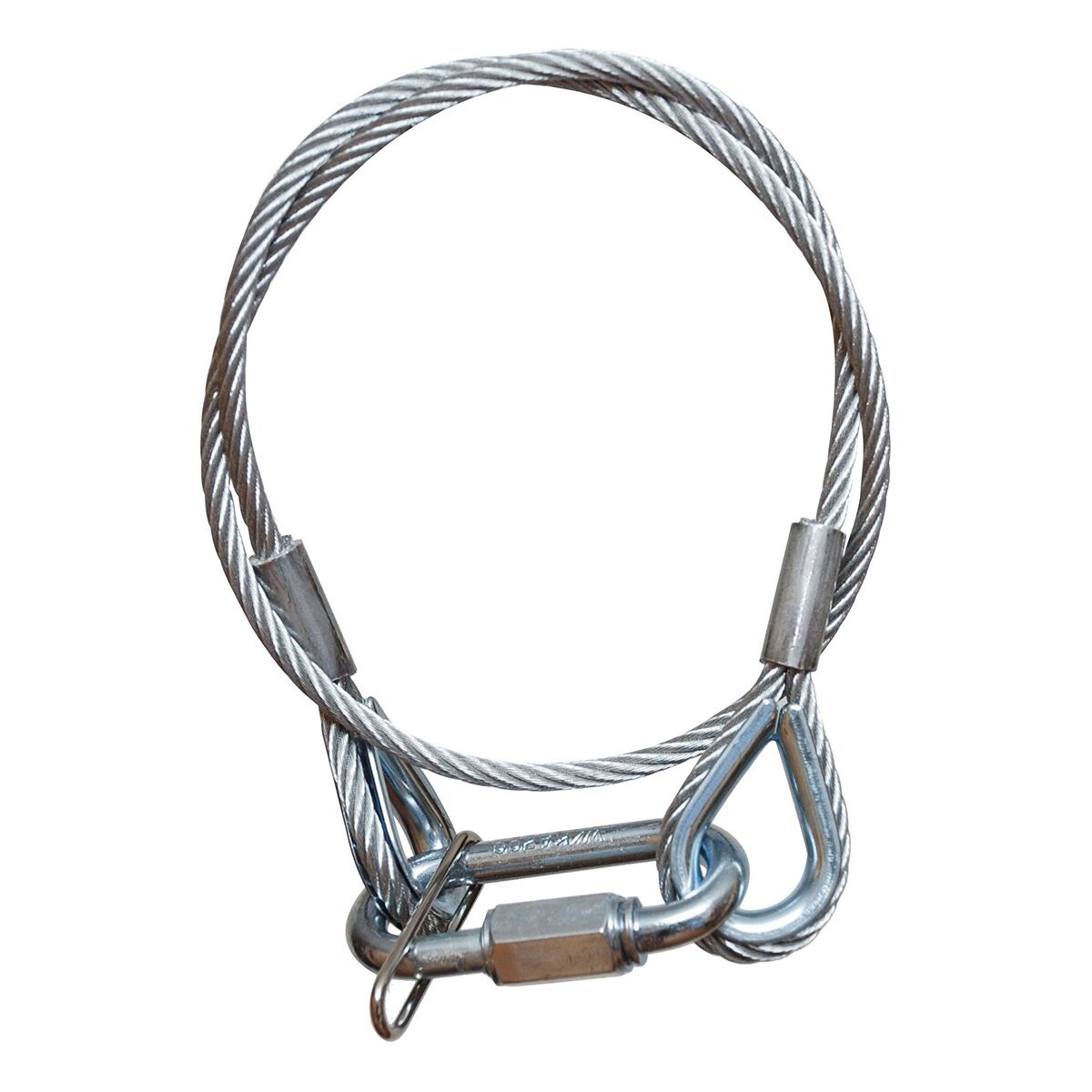 Showgear Veiligheidskabel Ø 5mm 60cm Showgear Veiligheidskabel Ø 5mm 60cm