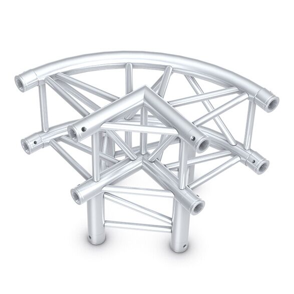 Milos QLU30 truss vierkant 3-weg cirkel hoek