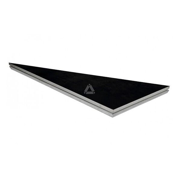 StageDex SM-DL-B-5R Basic Line 200x100cm rechts zwart
