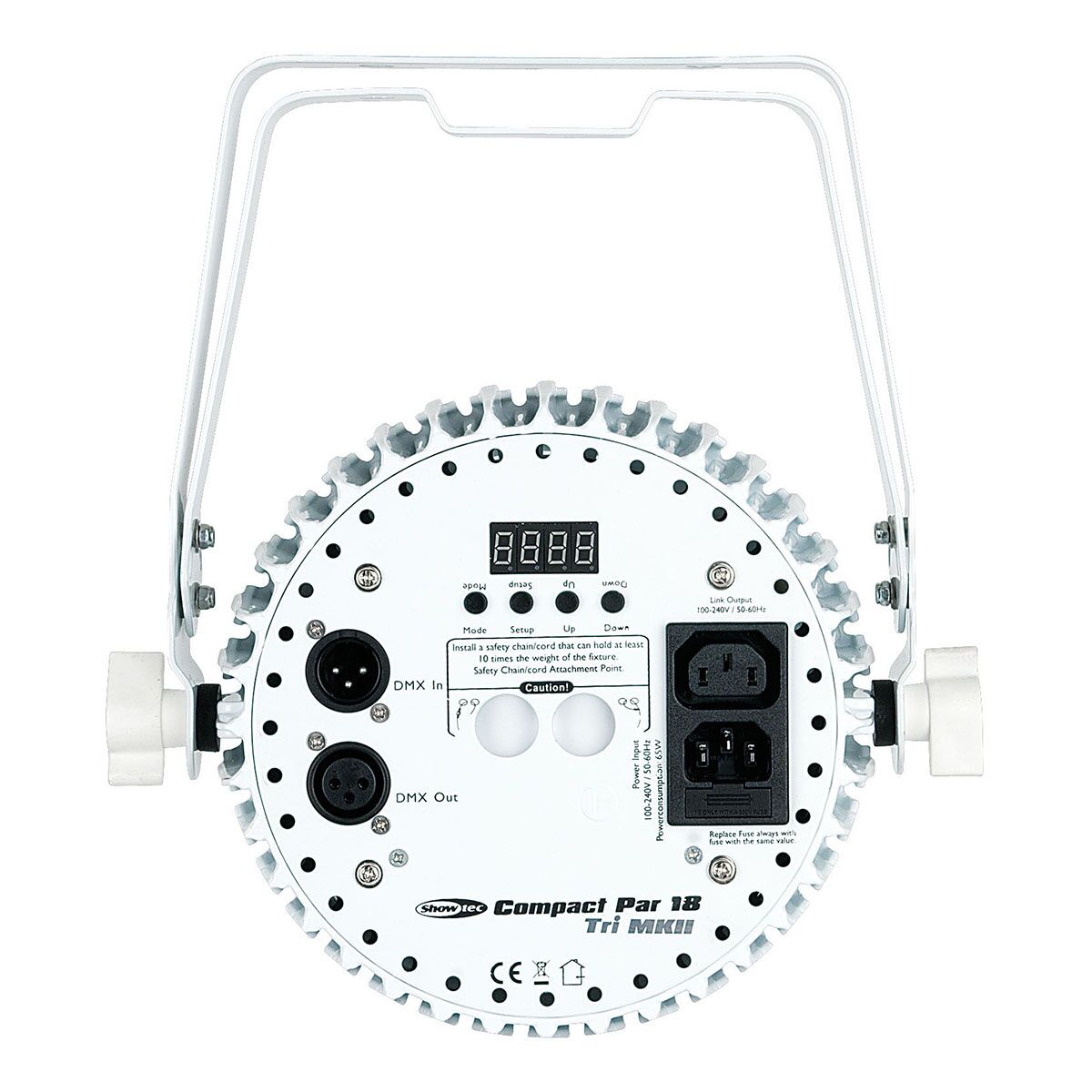 Showtec Compact Par 18 MKII - 18 x 3 W RGB LED Par - Wit Showtec Compact Par 18 MKII - 18 x 3 W RGB LED Par - Wit