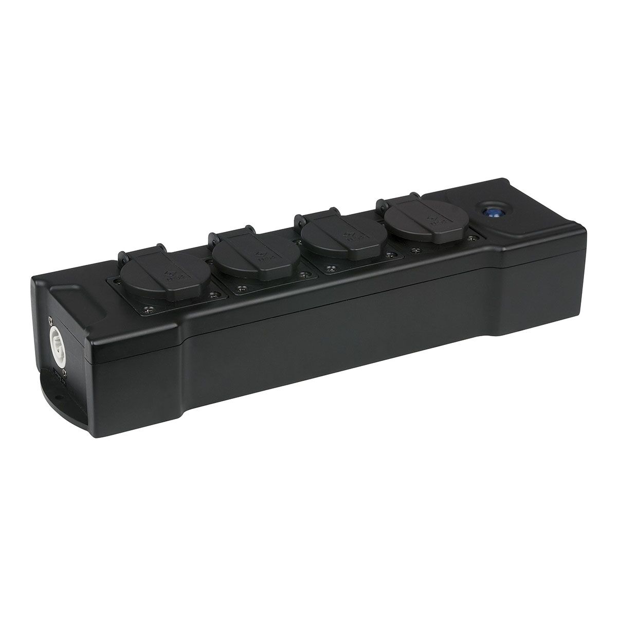 Showgear PowerBOX 4 verdeeldoos 4-weg met PowerCon Showgear PowerBOX 4 verdeeldoos 4-weg met PowerCon