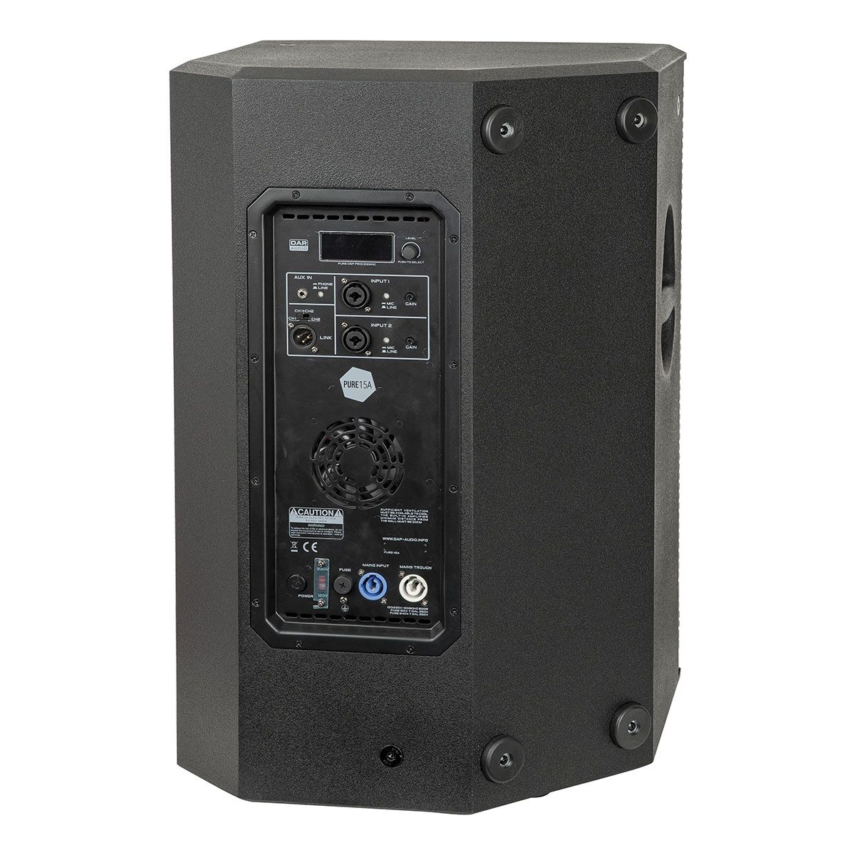 DAP Pure-15A Actieve 2-weg speaker met DSP - 15 inch 600W DAP Pure-15A Actieve 2-weg speaker met DSP - 15 inch 600W
