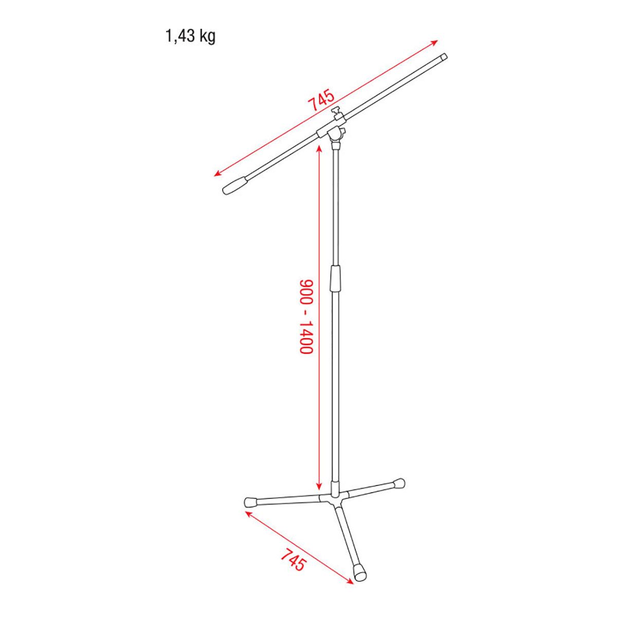 Showgear Microphone Stand - Value Line Showgear Microphone Stand - Value Line