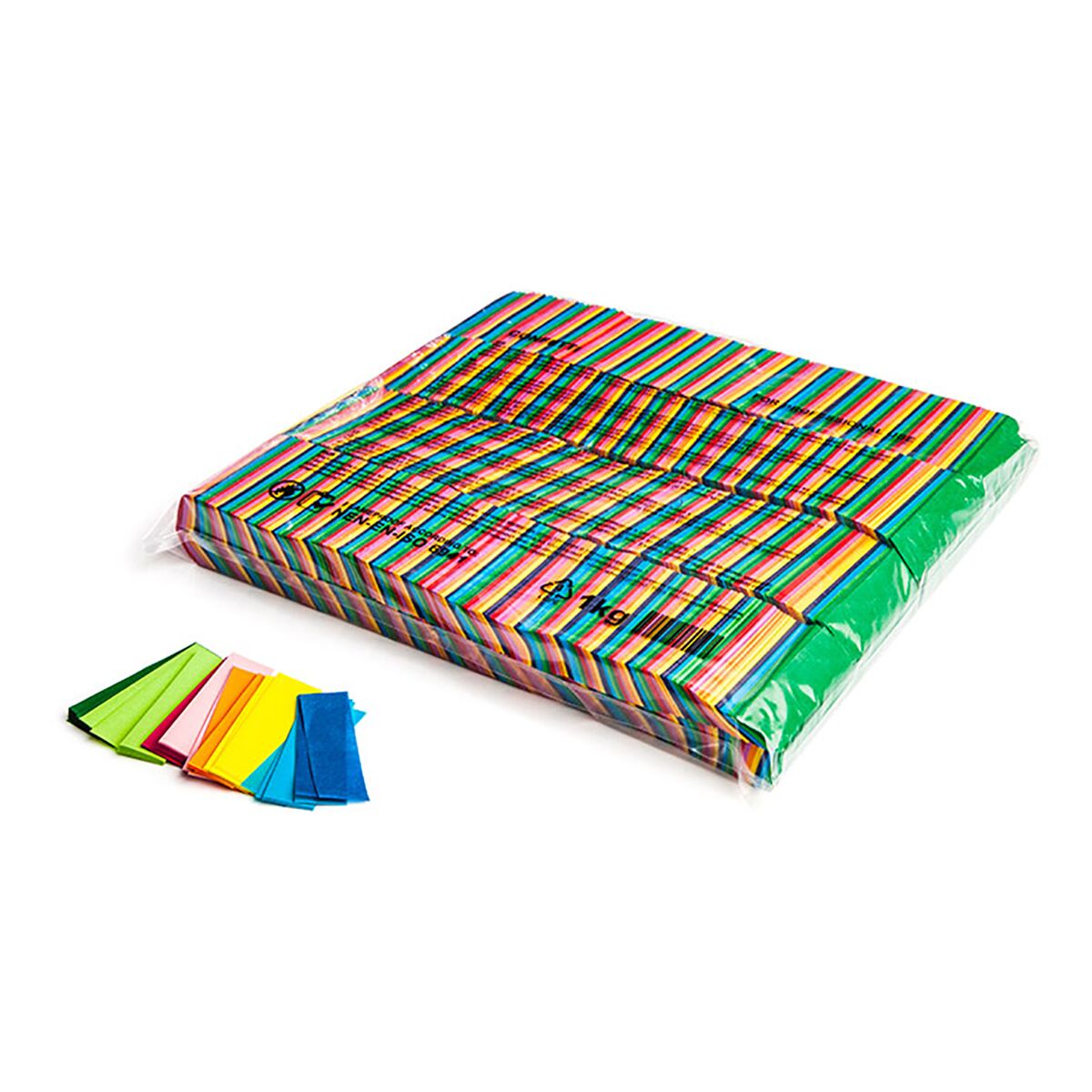 MAGICFX® Slowfall confetti 55x17mm - multicolor