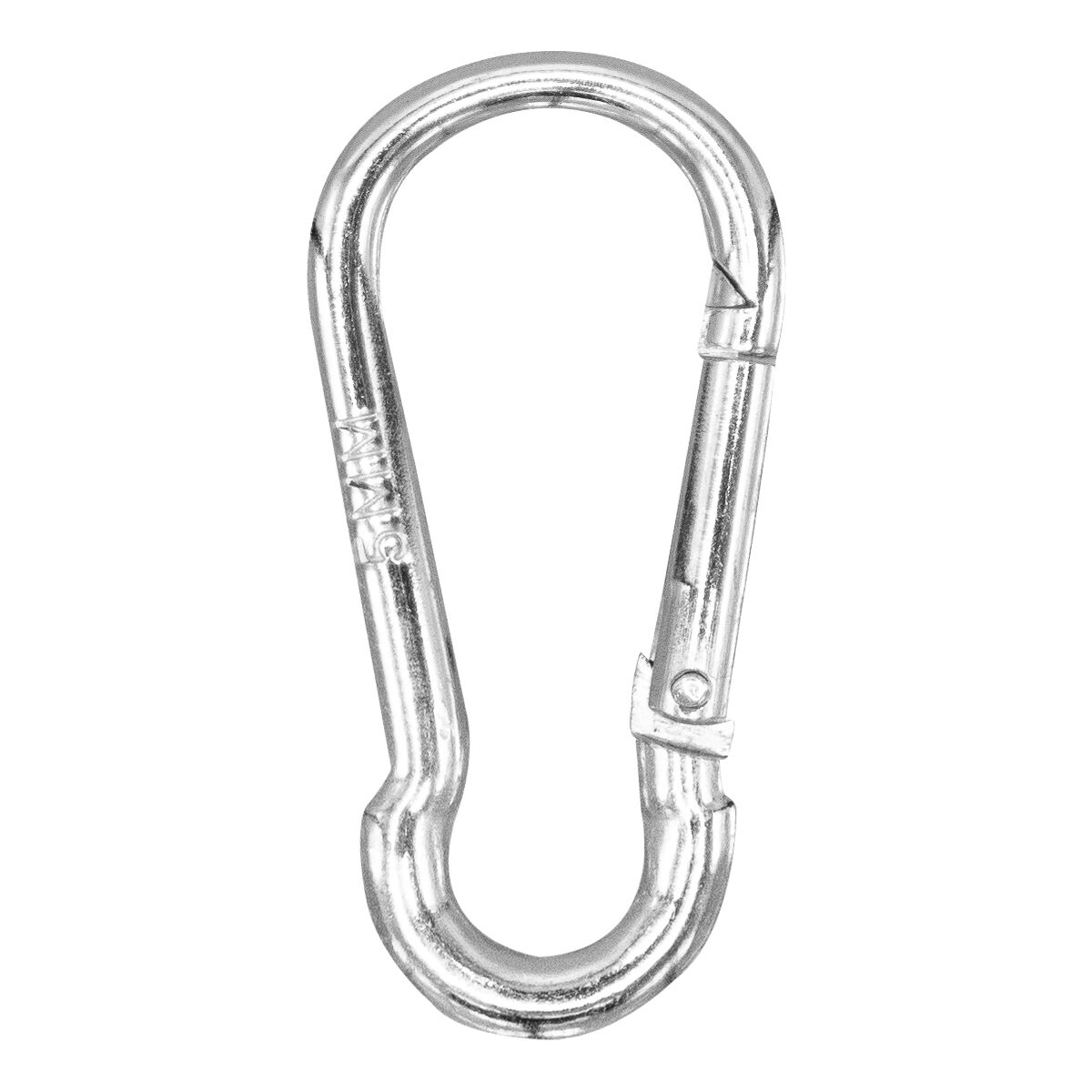 100x FORTEX Karabijnhaak 5x50mm WLL 50 kg verzinkt DIN 5299 gecertificeerd 100x FORTEX Karabijnhaak 5x50mm WLL 50 kg verzinkt DIN 5299 gecertificeerd