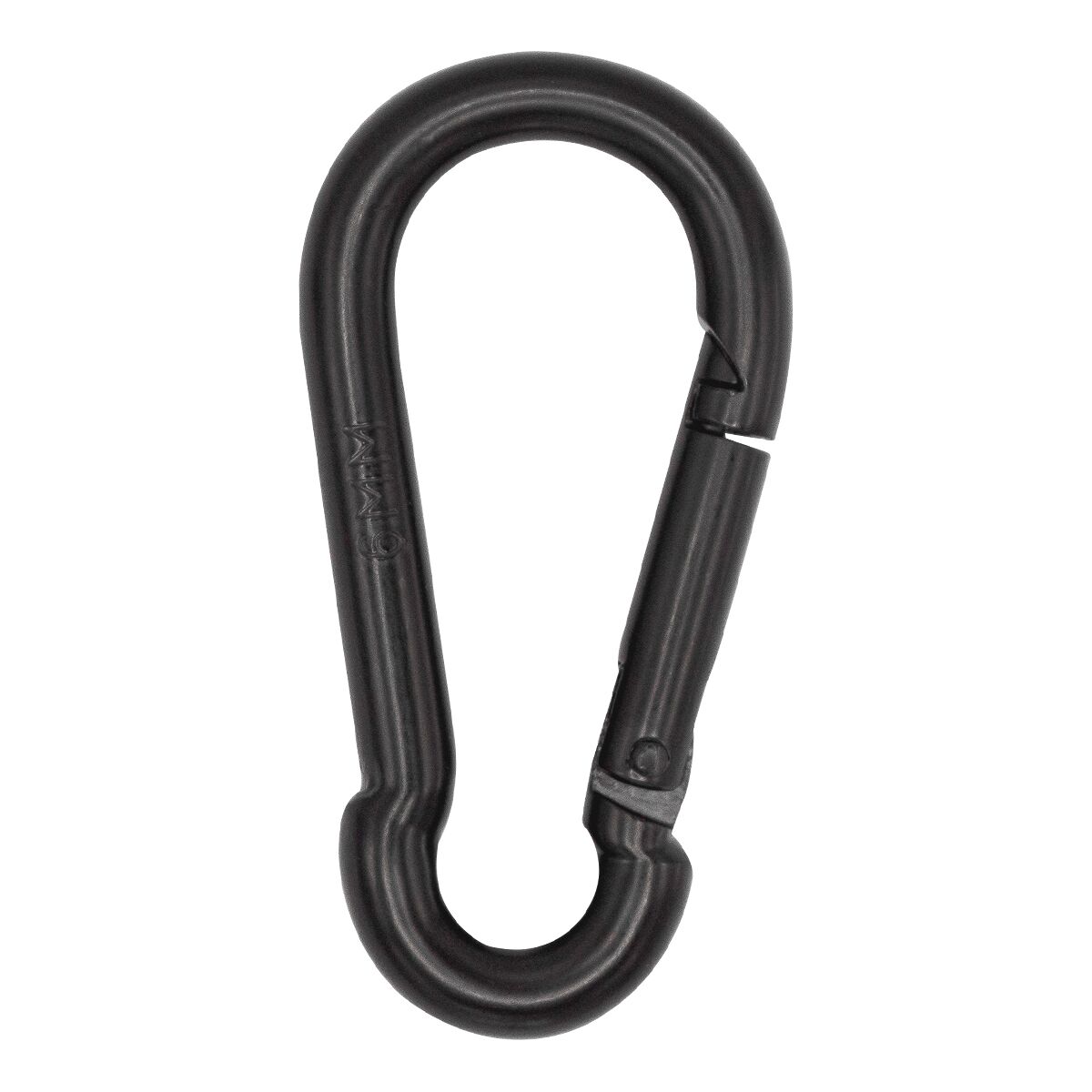 100x FORTEX Karabijnhaak 6x60mm WLL 120 kg zwart DIN 5299 gecertificeerd 100x FORTEX Karabijnhaak 6x60mm WLL 120 kg zwart DIN 5299 gecertificeerd