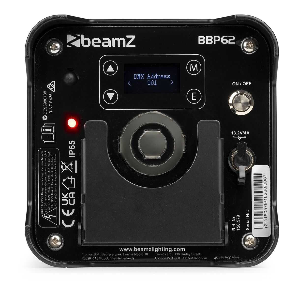 BeamZ set met 6x BBP62 uplights voor binnen en buiten in flightcase met oplaadfunctie BeamZ set met 6x BBP62 uplights voor binnen en buiten in flightcase met oplaadfunctie