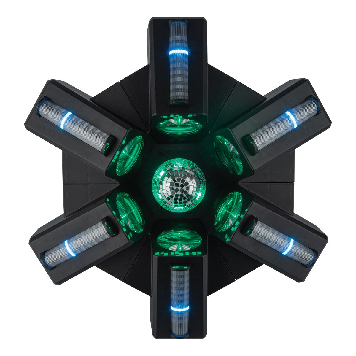 Showtec Typhoon 640 6x RGBW LED-spiegelboleffect Showtec Typhoon 640 6x RGBW LED-spiegelboleffect