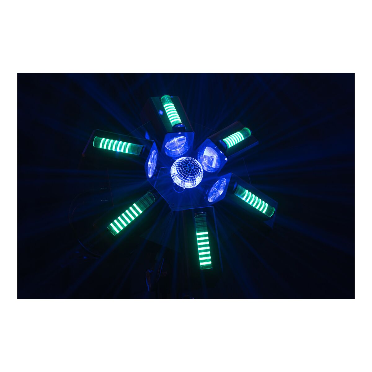 Showtec Typhoon 640 6x RGBW LED-spiegelboleffect Showtec Typhoon 640 6x RGBW LED-spiegelboleffect