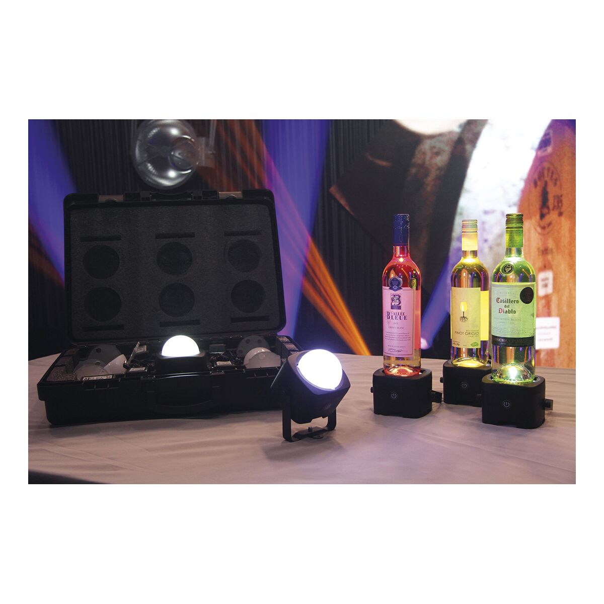 Showtec Case for 6x EventDOT 15 Inclusief accessoire ruimte Showtec Case for 6x EventDOT 15 Inclusief accessoire ruimte
