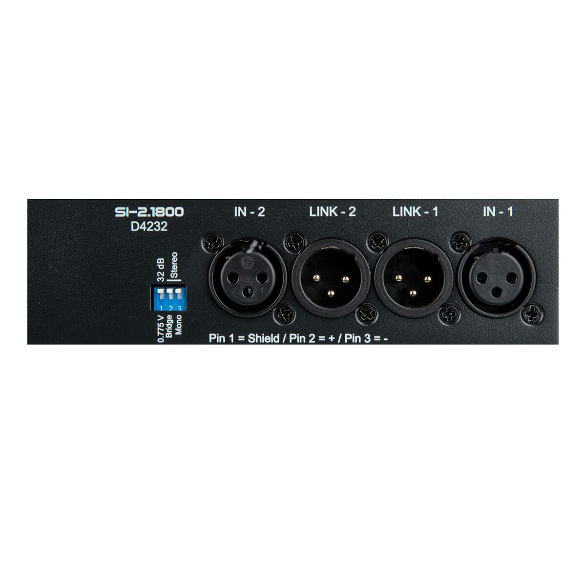 DAP SI-2.1800 2x 1800 W installatieversterker DAP SI-2.1800 2x 1800 W installatieversterker