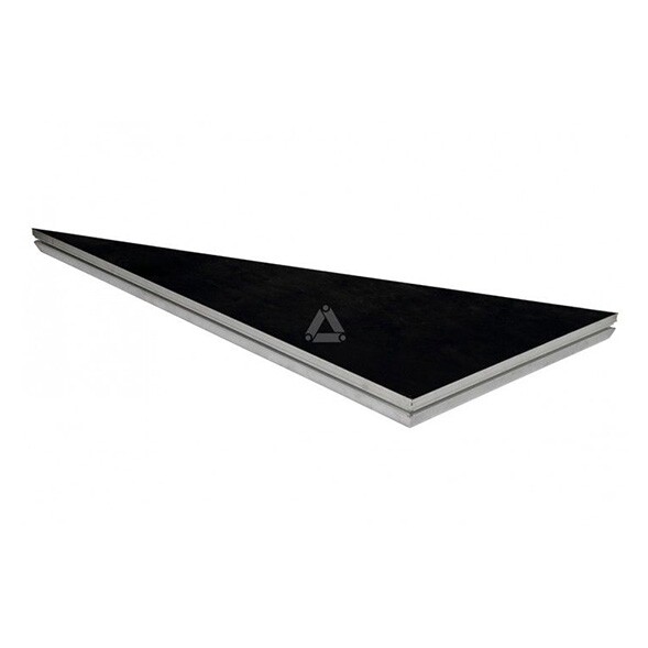 StageDex SM-DL-B-5R Basic Line 200x100cm rechts zwart StageDex SM-DL-B-5R Basic Line 200x100cm rechts zwart