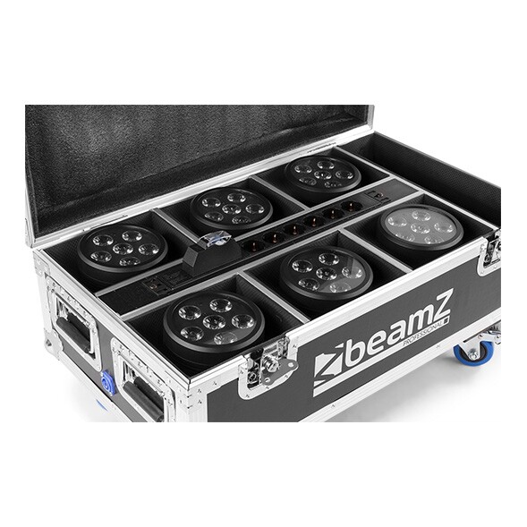 BeamZ Professional FCC66 Flightcase voor 6x BBP66 Uplight Par BeamZ Professional FCC66 Flightcase voor 6x BBP66 Uplight Par