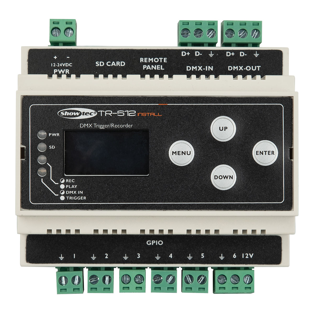 Showtec TR-512 Install Din-rail Showtec TR-512 Install Din-rail