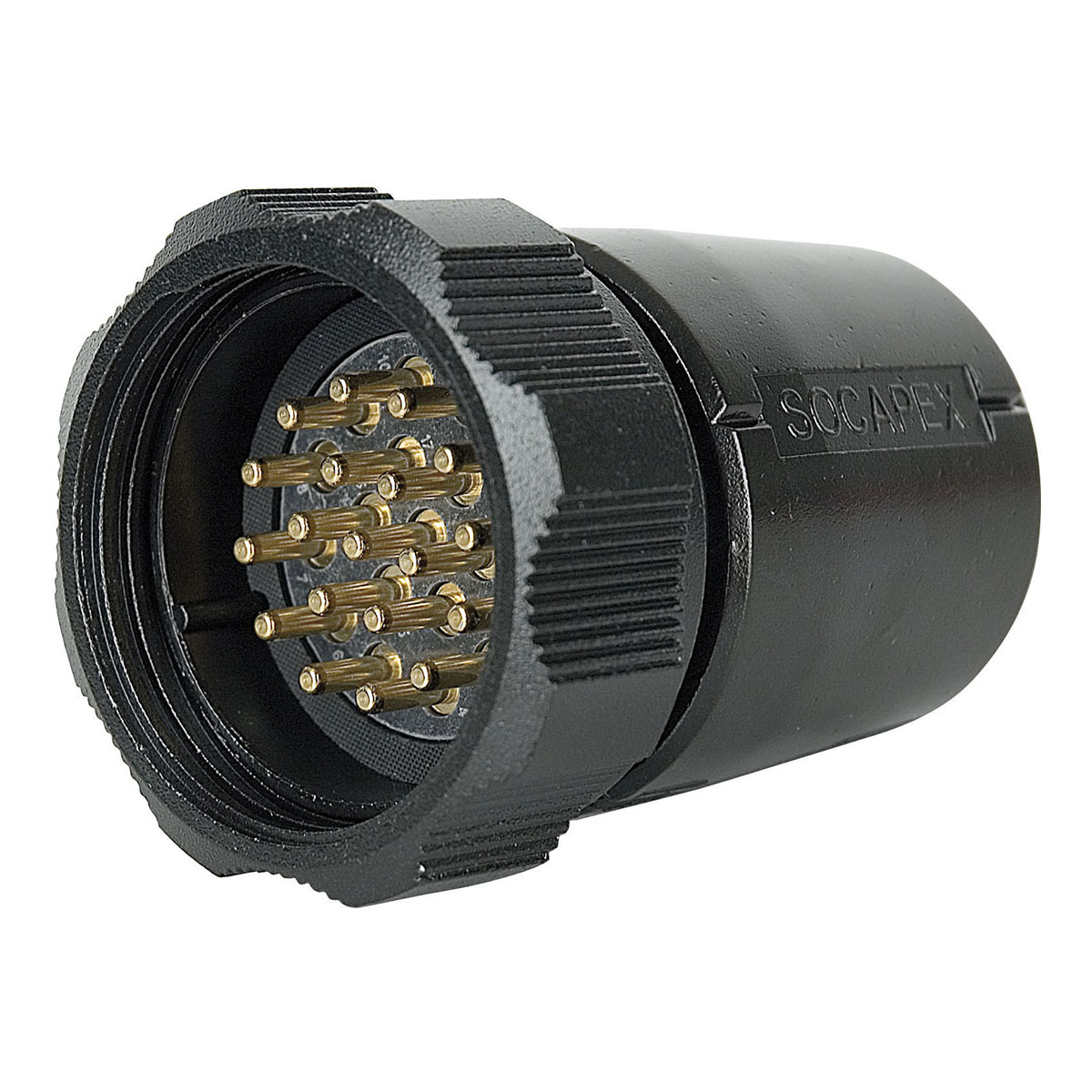 Showtec Socapex 19 Pin male cable connector