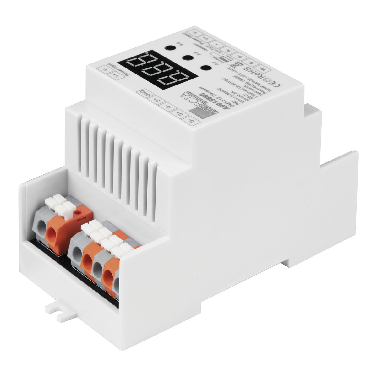 Artecta Play-III DMX Din Rail Decoder Artecta Play-III DMX Din Rail Decoder