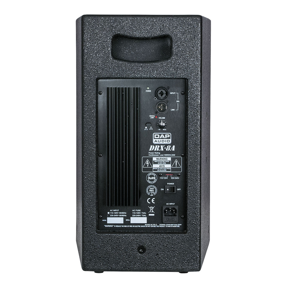 DISCONTINUED - DAP DRX-8A Actieve 2-weg speaker - 8 inch 175W DISCONTINUED - DAP DRX-8A Actieve 2-weg speaker - 8 inch 175W