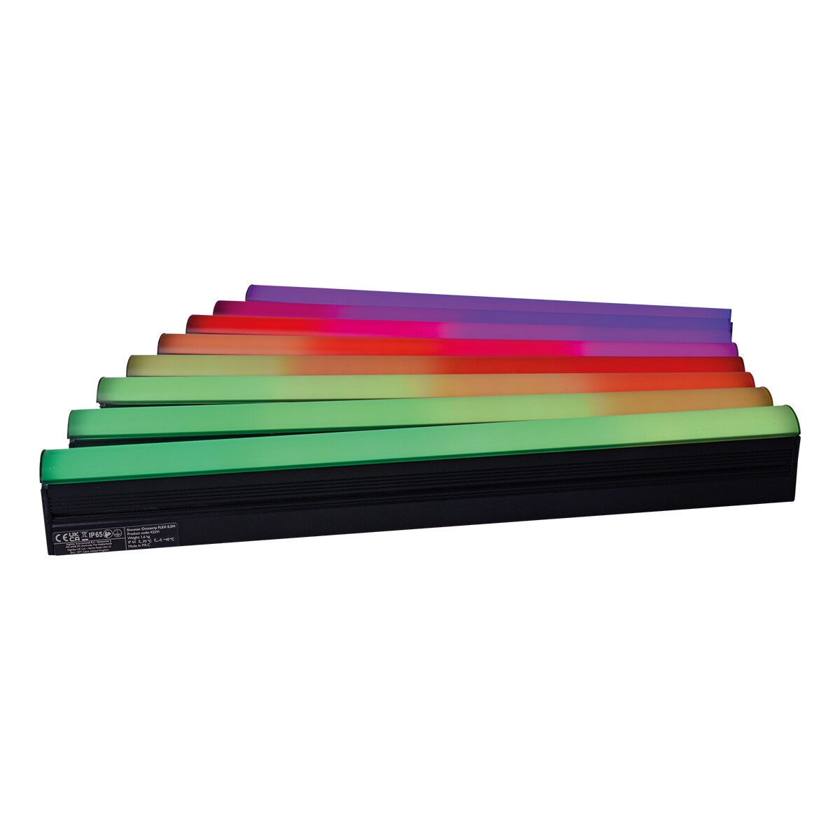 Showtec Octostrip FLEX Set - 0.5 m Set met 8x 14 W Octostrips + controller Showtec Octostrip FLEX Set - 0.5 m Set met 8x 14 W Octostrips + controller