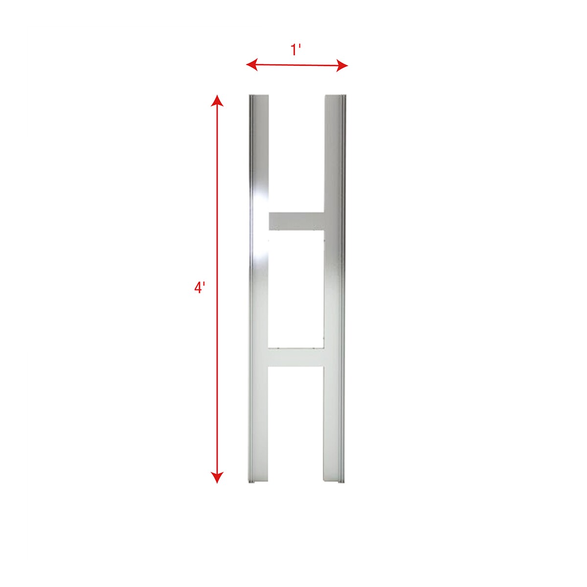 WENTEX® SET Frame - H Module 4' x 1' (HxB) WENTEX® SET Frame - H Module 4' x 1' (HxB)