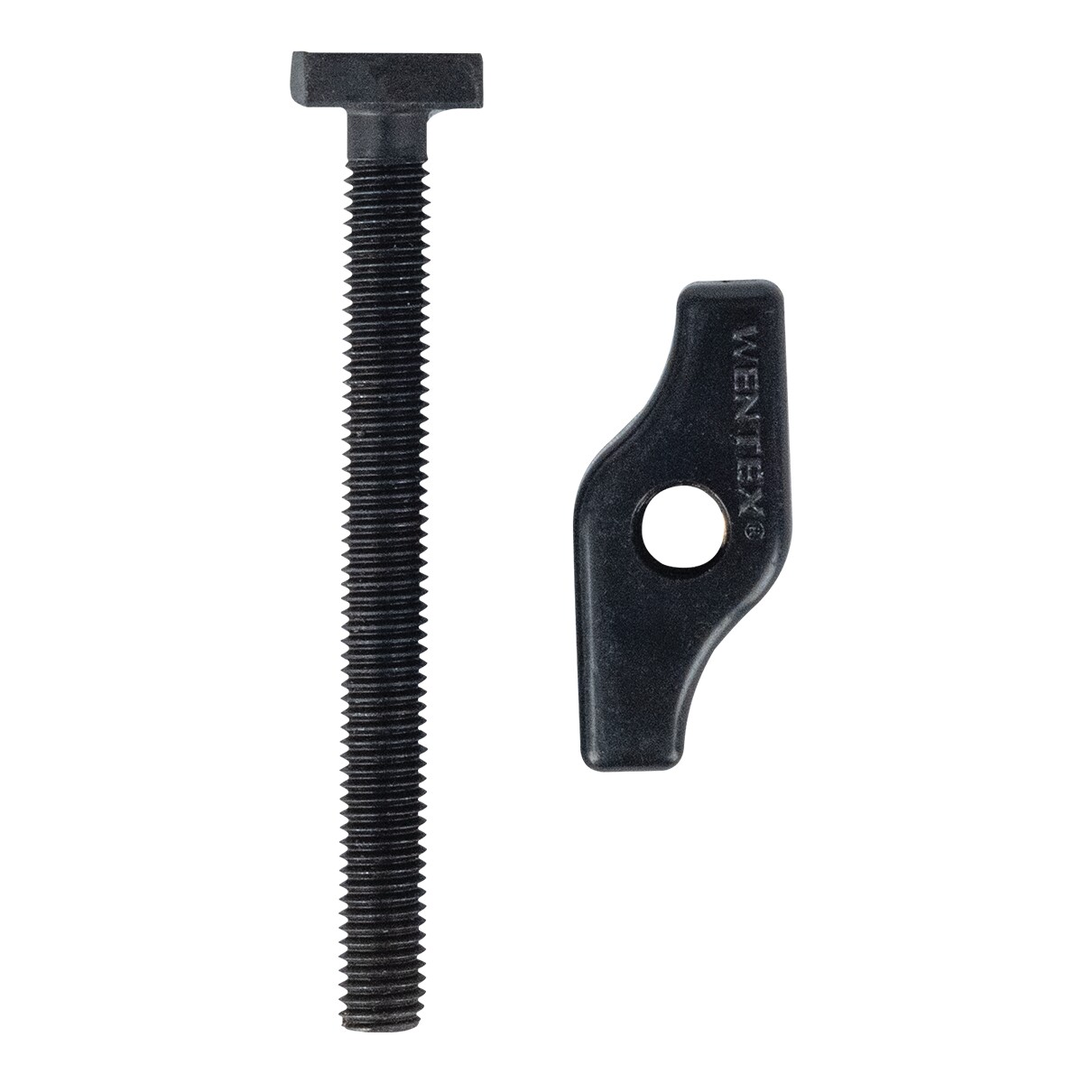 WENTEX® SET Frame Wing Nut M8 and Hammer Head Bolt Zwart WENTEX® SET Frame Wing Nut M8 and Hammer Head Bolt Zwart