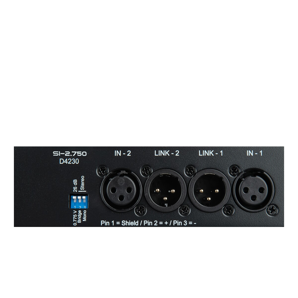 DAP SI-2.750 2x 750 W installatieversterker DAP SI-2.750 2x 750 W installatieversterker